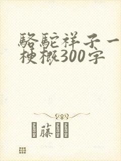 骆驼祥子一二章梗概300字