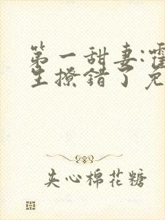 第一甜妻:霍先生撩错了免费阅读全