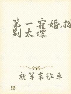 第一宠婚,总裁别太坏