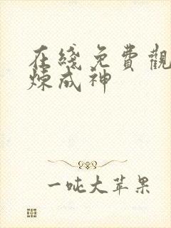 在线免费观看百炼成神