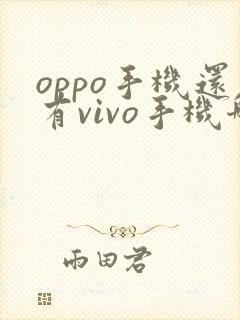 oppo手机还有vivo手机哪个好用