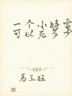 一个小时电瓶车可以充多少电