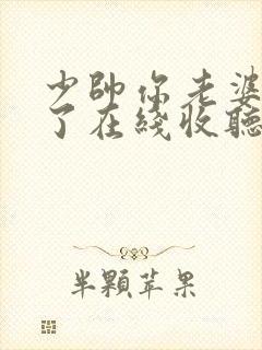 少帅你老婆又跑了在线收听