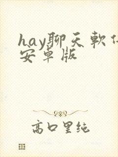 hay聊天软件安卓版