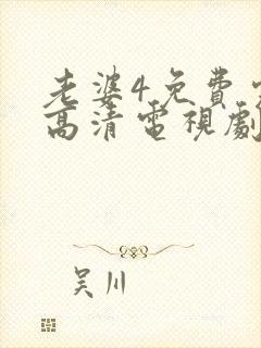 老婆4免费完整高清电视剧在线观看