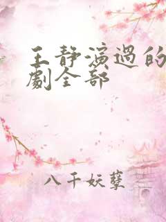 王静演过的电视剧全部