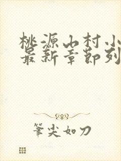 桃源山村小神医最新章节列表