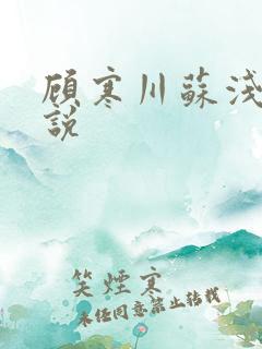 顾寒川苏浅浅小说