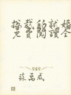 总裁的试婚甜妻免费阅读全文