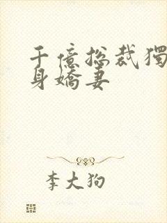 千亿总裁独宠替身娇妻