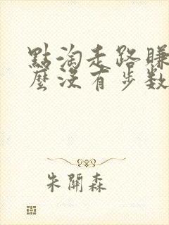 点淘走路赚钱怎么没有步数