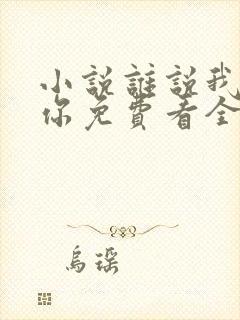 小说谁说我不爱你免费看全文