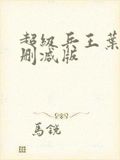 超级兵王叶谦未删减版