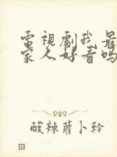 电视剧我最爱的家人好看吗