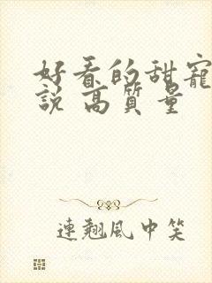 好看的甜宠文小说 高质量