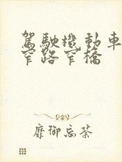 驾驶机动车通过窄路窄桥