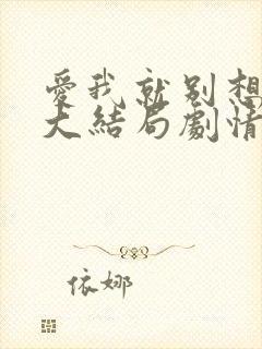 爱我就别想太多大结局剧情