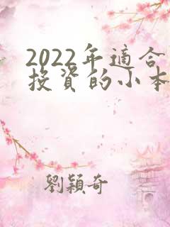 2022年适合投资的小本生意