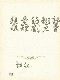 亲爱的翻译官小姐短剧免费观看第二季