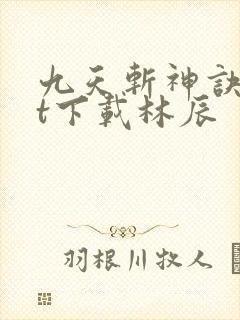九天斩神诀txt下载林辰
