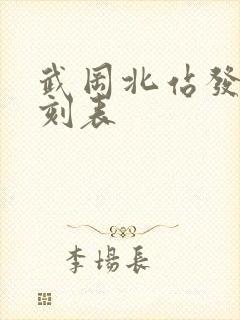 武冈北站发车时刻表