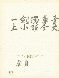 一剑独尊青鸾峰上小说全文免费阅读