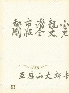 都市潜龙小说未删版全文免费阅读