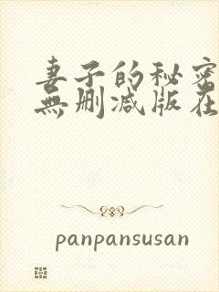 妻子的秘密日剧无删减版在线观看