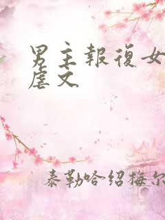 男主报复女主的虐文