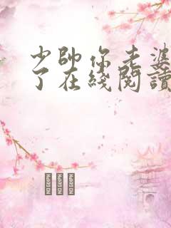 少帅你老婆又跑了在线阅读