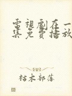 电视剧在一起全集免费播放