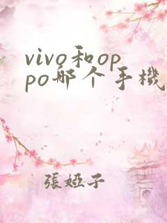 vivo和oppo哪个手机好些