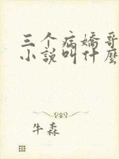 三个病娇哥原著小说叫什么名字