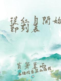 从红月开始新章节列表