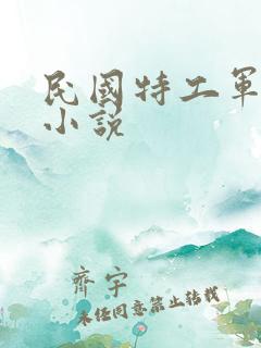 民国特工军统类小说