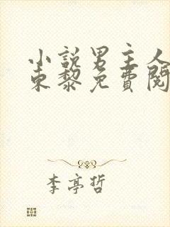 小说男主人公曲东黎免费阅读