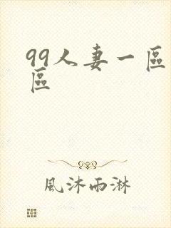 99人妻一区二区