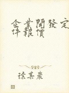 企业开发定制软件报价