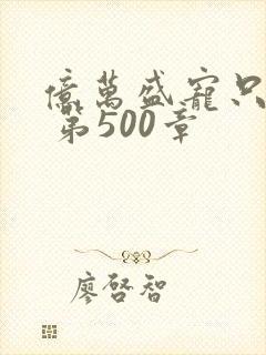 亿万盛宠只为你 第500章