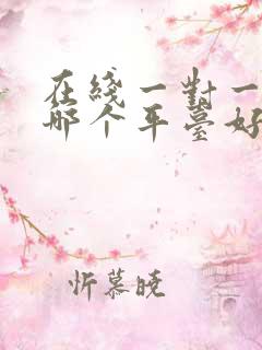 在线一对一外教哪个平台好