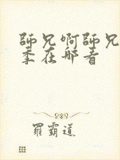 师兄啊师兄第二季在哪看