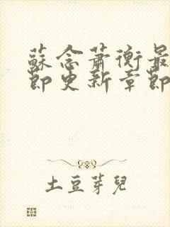 苏念萧衡最新章节更新章节