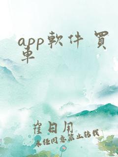 app软件 买车