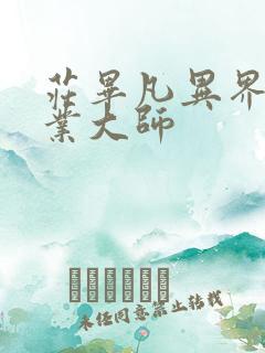 庄毕凡异界全职业大师