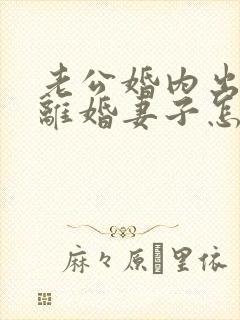 老公婚内出轨要离婚妻子怎样去挽回