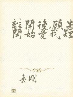 离开后,顾先生开始爱我短剧免费完整版