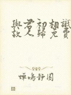 与君初相识犹如故人归免费观看全集