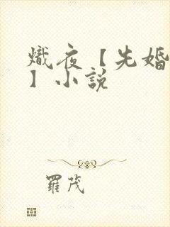 炽夜【先婚后爱】小说