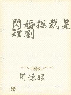 闪婚总裁是前夫短剧