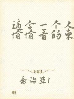 适合一个人晚上偷偷看的东西